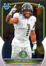 2022 Bowman University Chrome #57 Noah Sewell NM