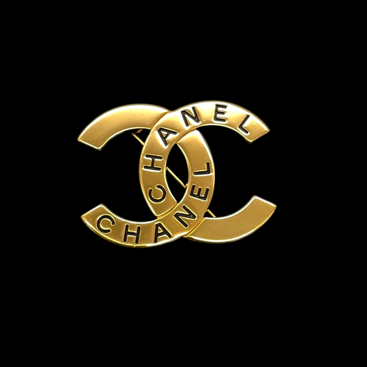 T*T様 ★刻印ありCHANEL　MADE IN FRANCE COCOマーク Auth CHANEL Classic Coco Logo Mark Gold-Plated Brooch | eBay