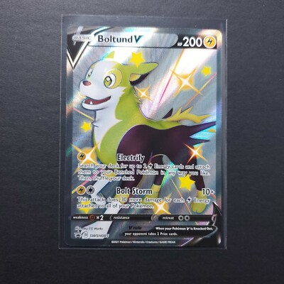 Pokemon - Carta Boltund V - SWSH085 - Shining Fates - Promo Black Star - Full Art Collection - 4