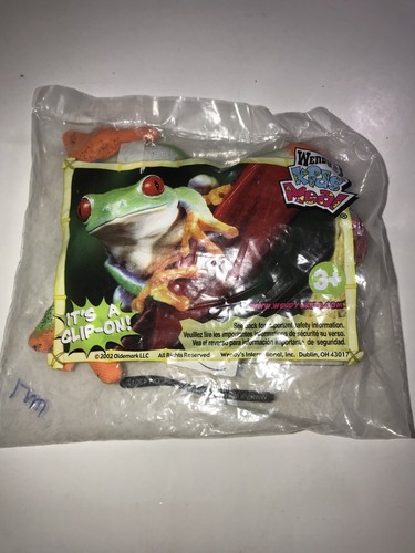 NIP Retro 2002 Animal Planet Tree Frog Plush Wendy's - Picture 2 of 6