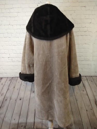 Cappotto pelliccia sintetica vintage ILGWU AFL-CIO donna PRINCETON'S O'LLEGRO SIXTY - PET MED - Foto 8 di 17