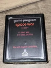 Space War: Text Label (Atari 2600, 1978) CART ONLY