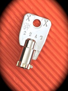 DEC Digital Key #XX2247-ACE Tubular Key,Vintage Computer Key