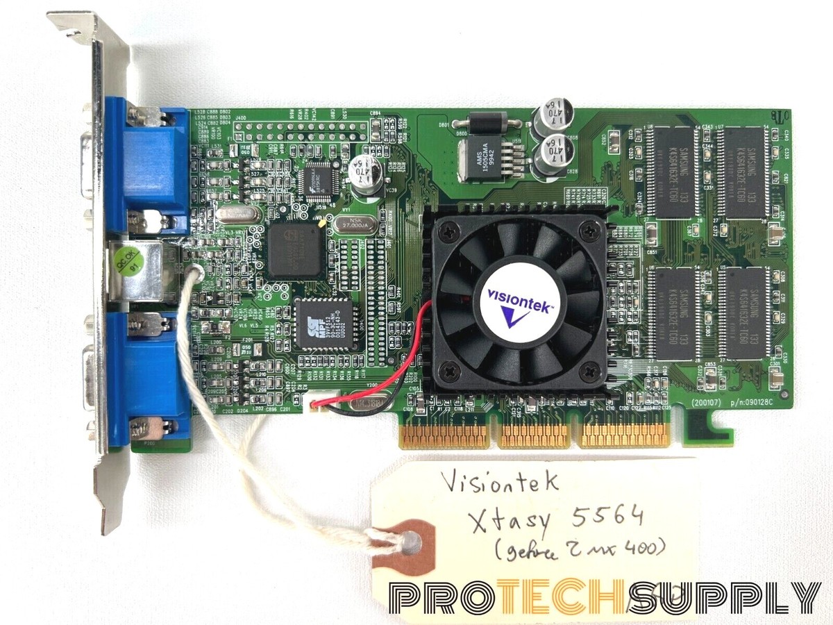Visiontek GeForce2 Xtasy MX400 5564 Video Card GPU 090128C with