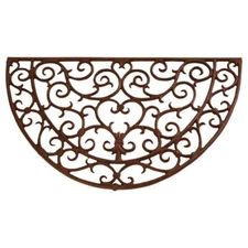 Classic Cast Iron Door Mat - Half Round