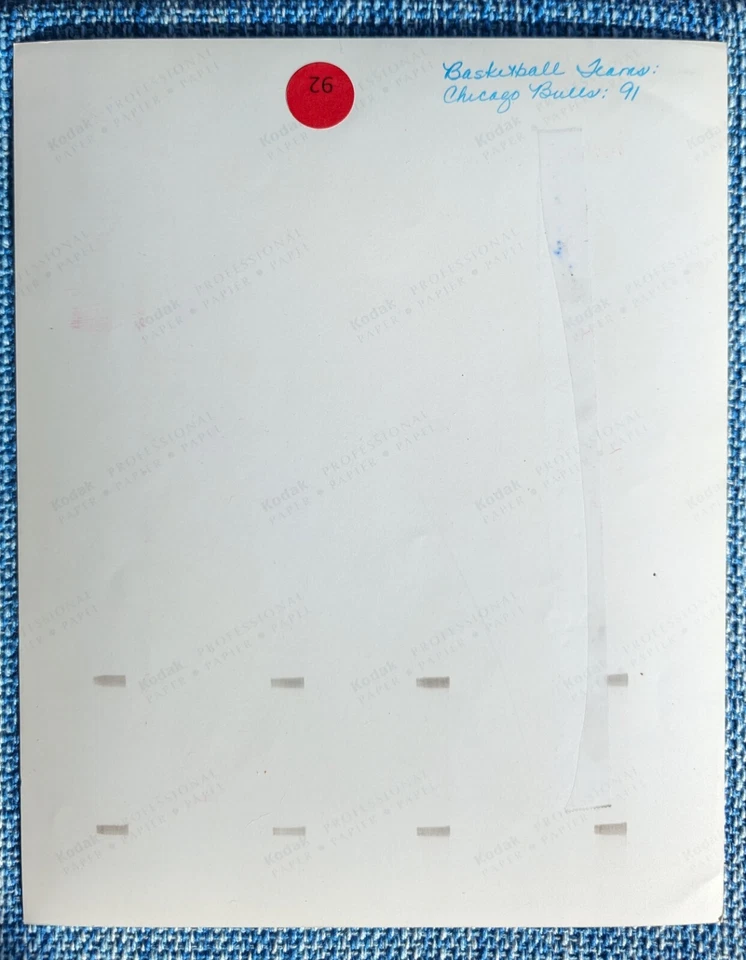 Гораций Грант - Шон Кемп - тип 1 оригинальная фотография - 1991 изображение - Bulls vs Sonics - Изображение 2 из 2