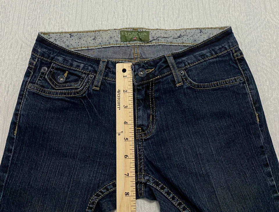 US Polo ASSN Jeans Size 7/8 Blue Straight Flap Pocket (29x31) - Image 4 of 4