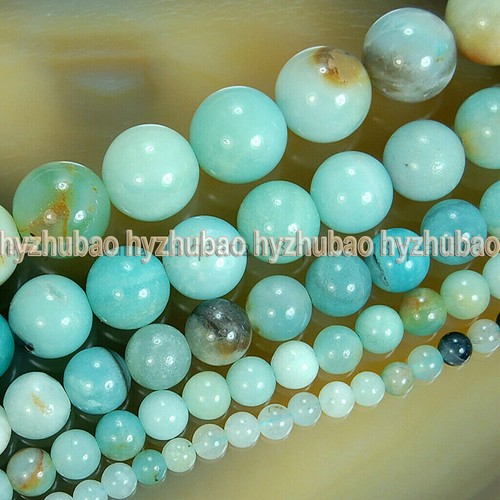 Wholesale 4/6/8/10/12/14mm Natural Mix Gemstones Smooth Round Loose Beads Strand - Picture 22 of 38