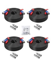 ZOSI Cavo BNC di Alimemtazione da 30 metri, Cavo Video 2-in-1, 2 Cavi di