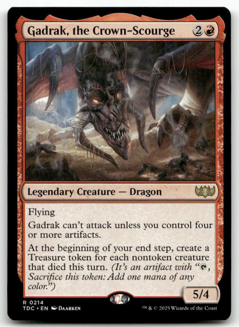 Gadrak, the Crown-Scourge #214 MTG Tarkir Dragonstorm TDC NM X1