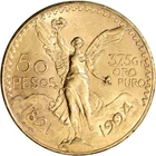 Photo of a 1924 Mexico 50 Pesos Gold from an eBay sale