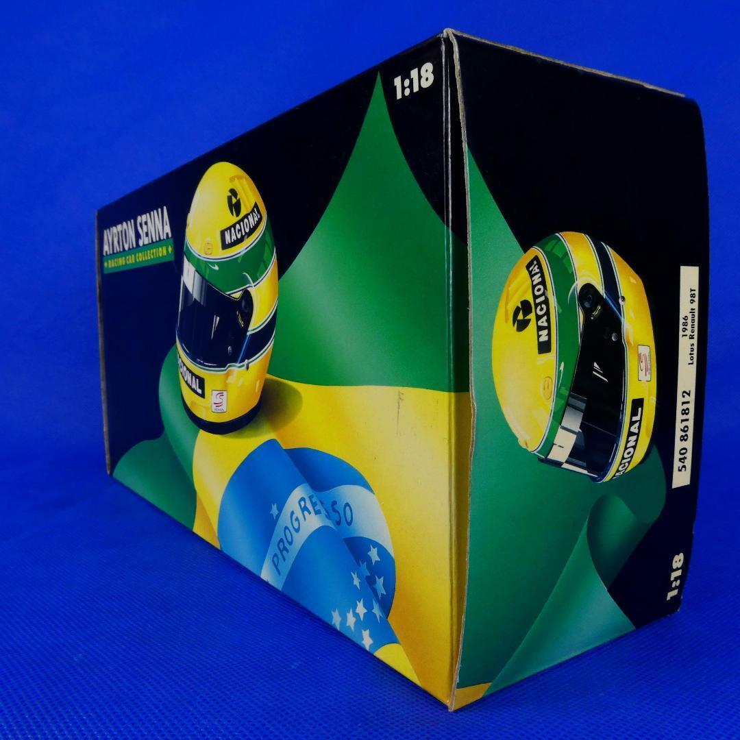 ミニカー MINICHAMPS LOTUS AYRTON SENNA 1986 18/1 Minichamps 1:18 Ayrton Senna Lotus 98T Dirty Version #12