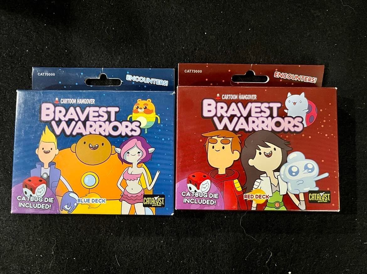 Bravest Warriors Card Game - Red + Blue Pack - Played Once | eBay