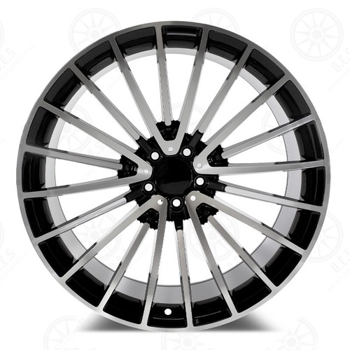 21" Machined Black Wheels Fits Mercedes ML, GL Models - Picture 2 of 4