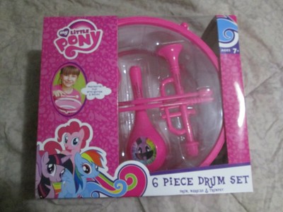 my little pony drum set