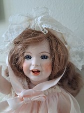Vintage  SFBJ SMILING BRU DOLL Reproduction  Whole Bisque 