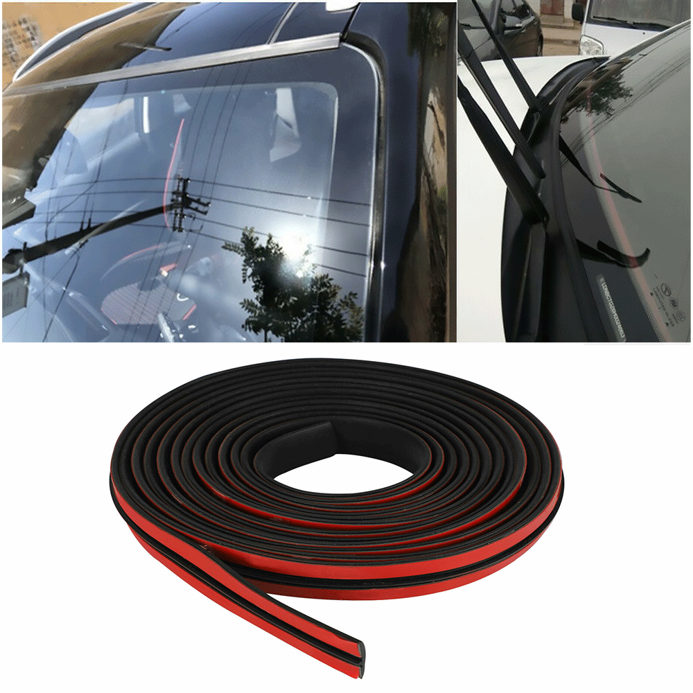 10FT Car Windshield Roof Rubber Seal Strip Noise Insulation Stickers Accessories