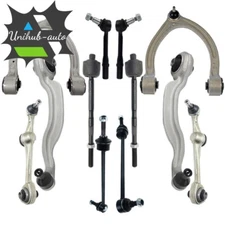 Front Suspension Control Arm Sway Bar Link Tie Rod End Set for Mercedes W221 RWD
