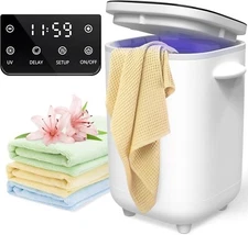 DEPFALL 40L Towel Warmer Bucket - Luxury Towel Warmers with U.V Lamp, LED Dis...