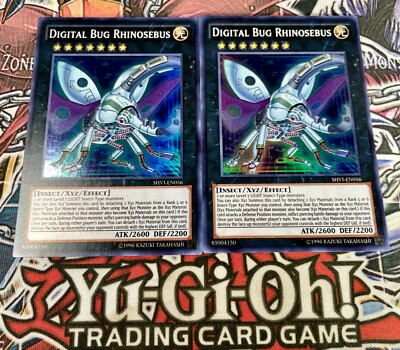 ***2x Digital Bug Rhinosebus 2x*** SHVI-EN056 | SUPER | YuGiOh! NM