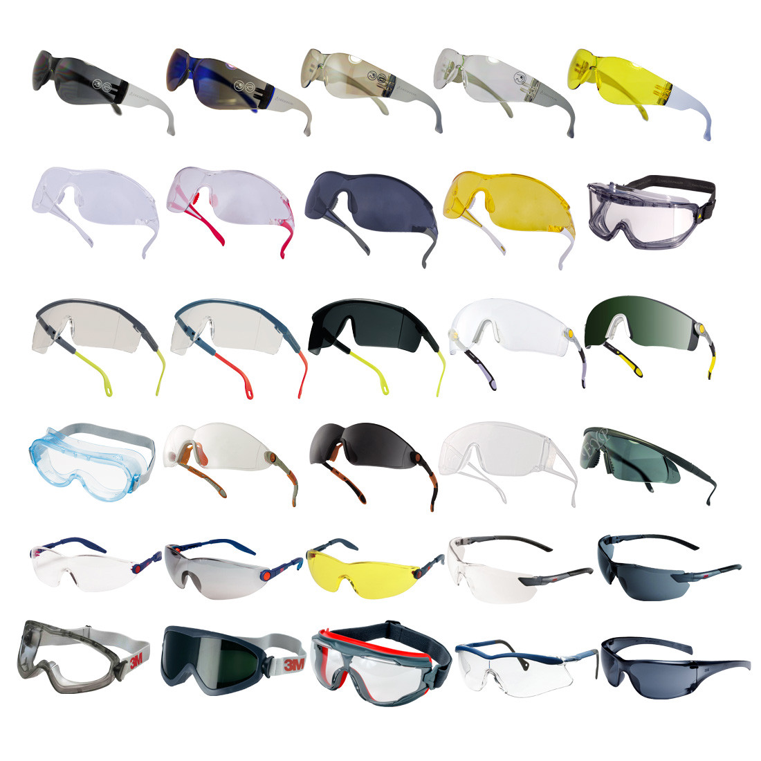 Schutzbrille Arbeitsschutz Augenschutz Sicherheitsbrille Radbrille UV400 3M