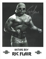 ** PLEASE READ **  M4221 NATURE BOY RIC FLAIR Autographed  Wrestling Photo w/COA