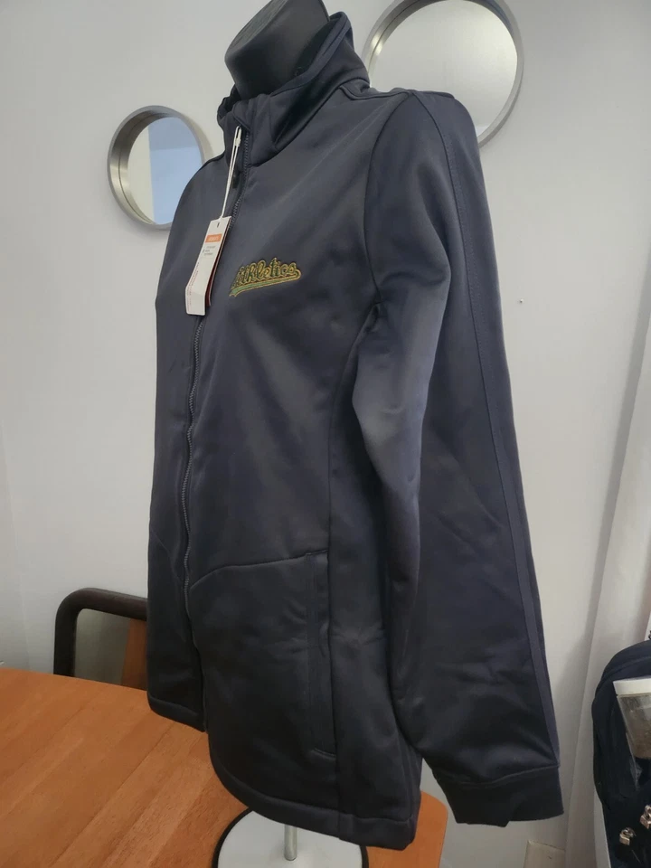 New Oakland Athletics Antigua Full-Zip Golf Jacket Womens Medium Gray - Image 4 of 4