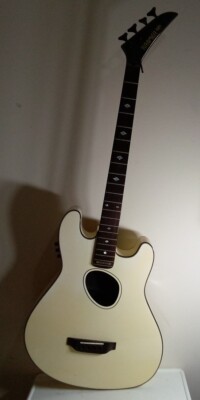 Vintage Kramer Ferrington FA-845 4 strings acoustic electric bass guitar 
