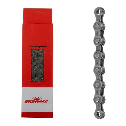 SUNRACE 116 Links Bicycle Chain 6 7 SPEED Gear Mountain Bike Road
