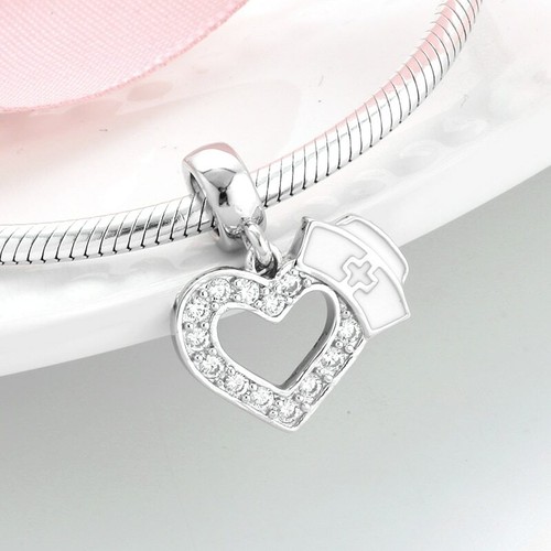 New 925 Sterling Silver Nurse Charms 