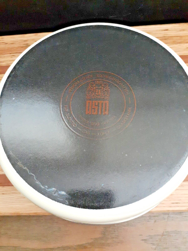 Deutsche 2,5 Qt Kasserolle ohne Deckel ASTA Emaillegeschirr, Fissler, Geranie Villeroy - Bild 5 von 8