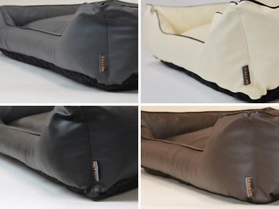 Hundebett Visco Orthopädisch Hundesofa Hundeliege Kunstleder Robust Hundekissen