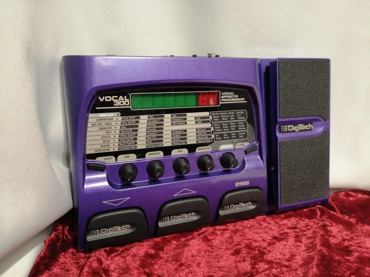 DigiTech Vocal 300 Vocal Multi-Effects Processor Voice Transformer 