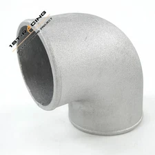 76mm 3"Inch 90Degree Cast Aluminum Elbow Turbo Pipe Intercooler Tight Bend Tube