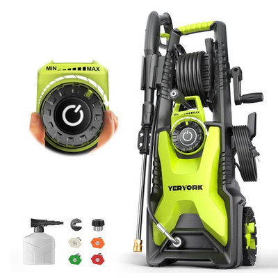 #ad #ad 4000 PSI Electric Pressure Washer 1900W Motor 4 Adjustable Nozzles 32.81ft... $231.57