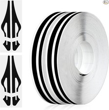 2 Rolls of Black Vinyl Pinstripe Tape for Car, Motorcycle, or Boat, 32Ft DIY Rac
