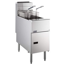 Pitco  SG14RS Solstice Natural Gas 40-50 lb. Floor Fryer - 122,000 BTU