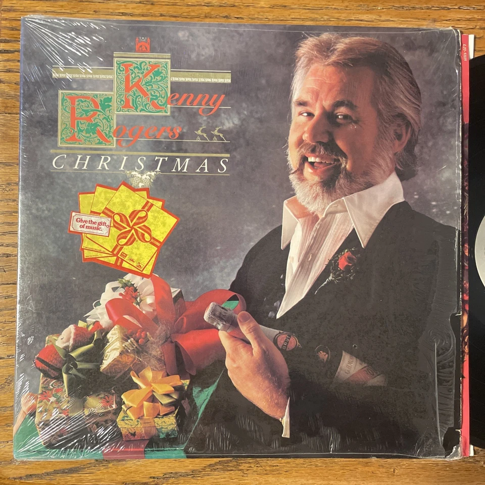 Kenny Rogers Christmas LP Liberty Holiday + Shrink & Inner M-!!!! - Image 2 of 4