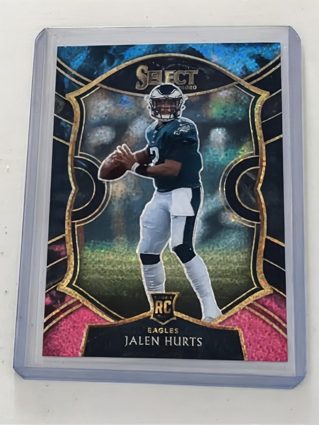 2020 Panini Select - Concourse Jalen Hurts #50 Cosmic Prizm (RC)
