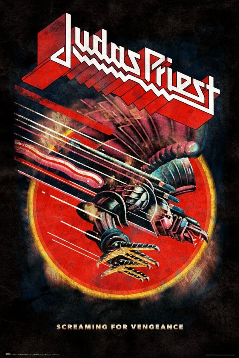 Judas Preist Screaming For Vengeance Maxi Poster