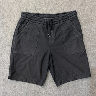 Athleta Black Cotton Blend Mid Rise Farallon Bermuda Shorts Women's Size 4