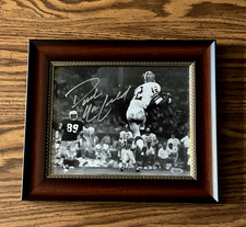 Paul Warfiel Signed 8x10 B&W Photo Framed to 11x13 (COA Total Sports Authentics)