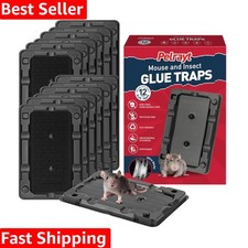 Glue Mouse Traps Indoor for Home -12 Pack Sticky MouseTraps Indoor for Safe H...