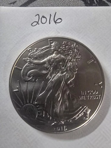 USA 2016 Walking Liberty Silver Eagle $1 Coin Uncirculated One Dollar 31.15g