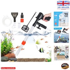 Efficient Aquarium Siphon Vacuum Cleaner Kit - Quiet & Durable Water Changer