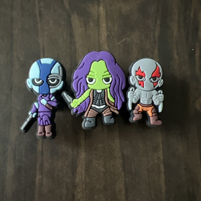 Guardians Of The Galaxy Croc Charms