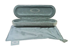 Oakley Eye Glasses Clamshell Hard Case w/ Black Dust Sleeve See All Photos