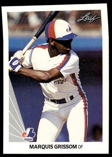 Marquis Grissom #107 1990 Leaf card