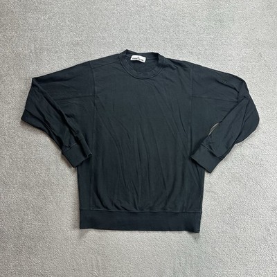 STONE ISLAND Herren Pullover Sweatshirt Gr M Sport Classic Outdoor 19614 Schwarz