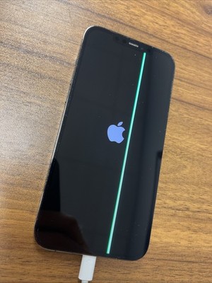 iPhone 12 Pro Max 128GB Gray Unlocked - Cracked back BAD LCD + bloated battery